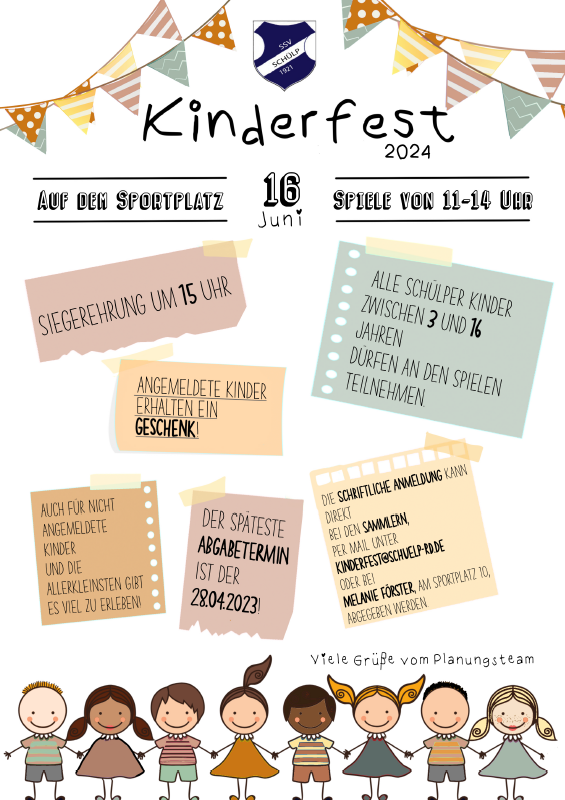 Einladung zum Kinderfest